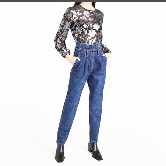 𝅺BNWT Club Monaco Crewneck Jacquard Top - Picture 6 of 17